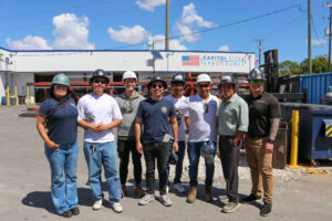 FIU ASCE Students Tour Capitol Steel Structures for Hands-On Introduction to Steel Fabrication